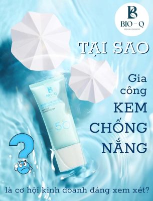 Gia công kem chống nắng tại VTCOS